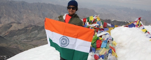 Stok Kangri — Summit 6,153m (1)